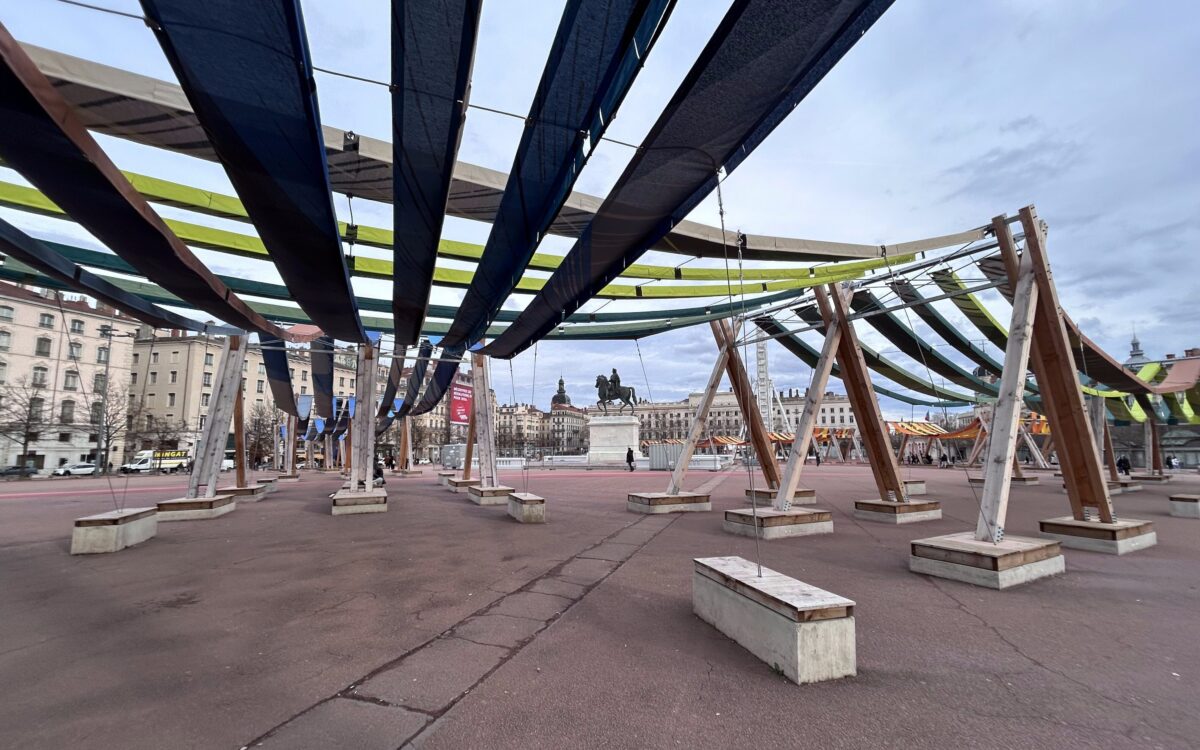 ombrières place Bellecour Lyon