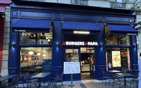 Devanture les Burgers de Papa