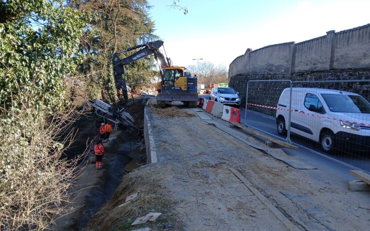 Travaux confortement de talus