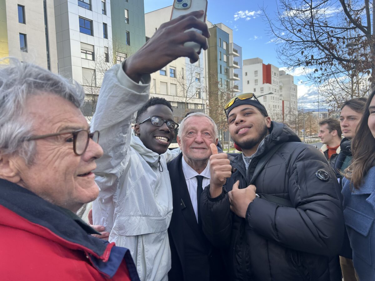 Jean-Michel Aulas à la Duchère