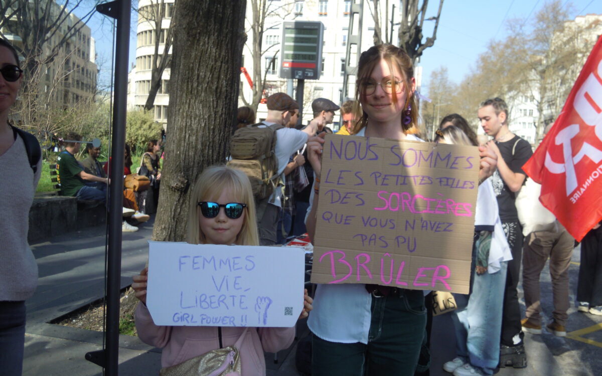 Marche du 8 mars 2026 à Lyon (@Clémence Margall)