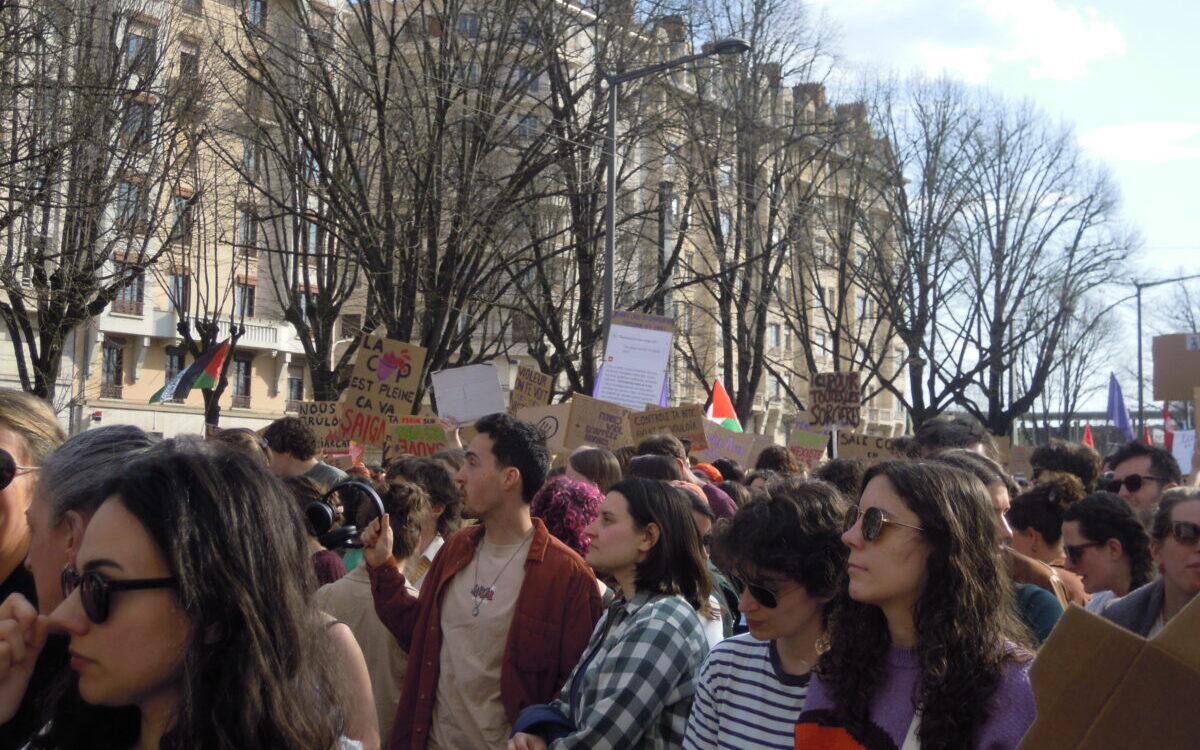 Marche du 8 mars 2026 à Lyon (@Clémence Margall)