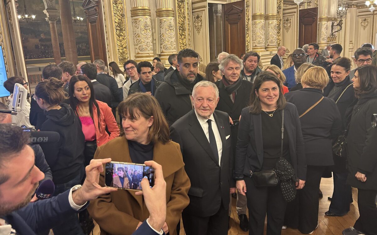 Véronique Sarselli, Jean-Michel Aulas et Béatrice de Montill