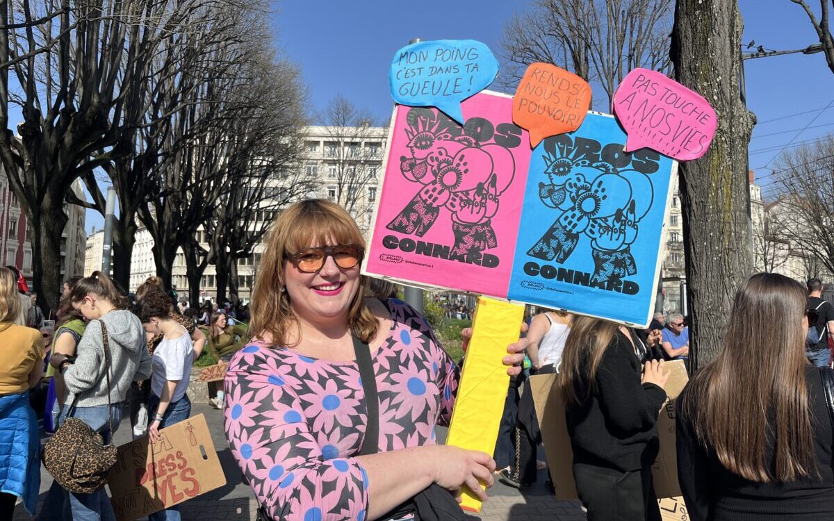 Marche du 8 mars 2026 à Lyon (@Clémence Margall)