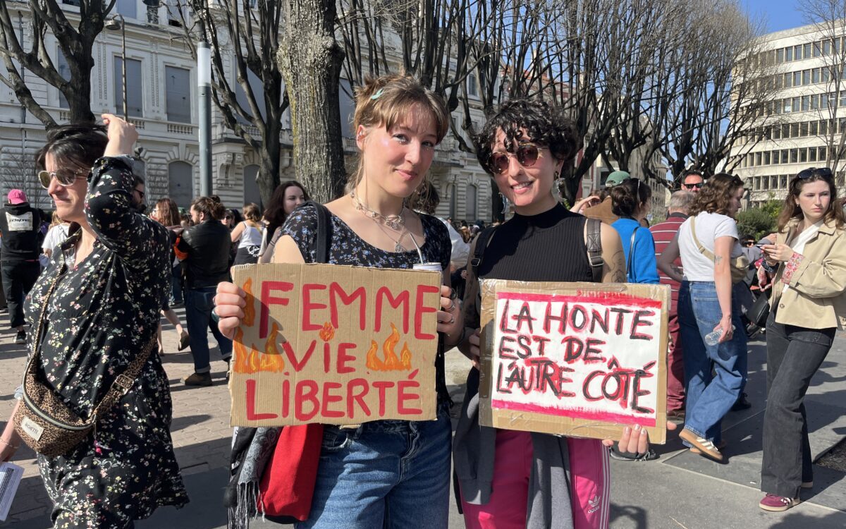 Marche du 8 mars 2026 à Lyon (@Clémence Margall)