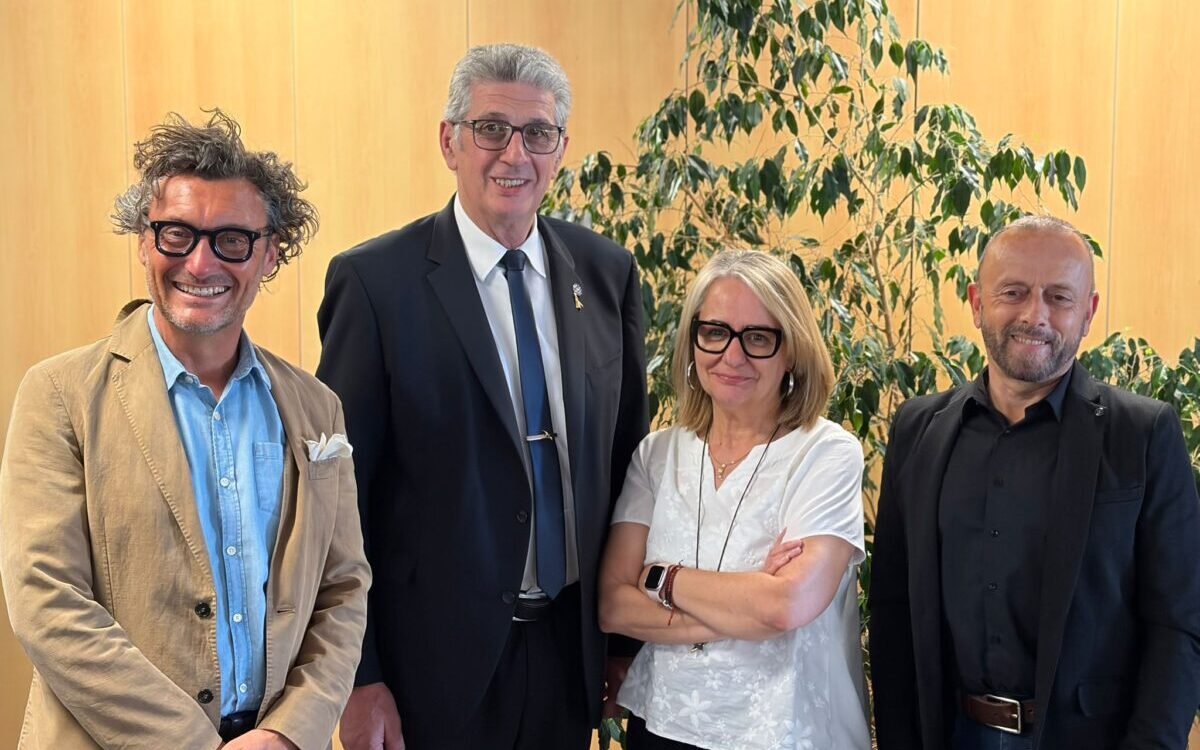 Véronique Chalot entourée de ses trois vice-présidents du conseil de la CPAM du Rhône. @CPAM du Rhône