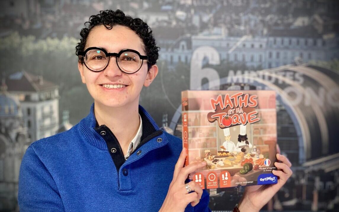 Judith Sass-Portès, créatrice du jeu Mathématoque, est l’invitée de 6 minutes chrono / Lyon Capitale.