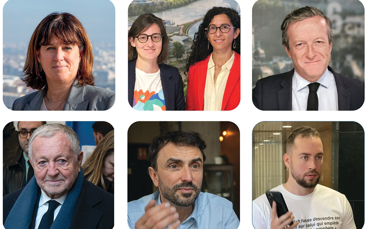 Sophia Popoff et Yasmine Bouagga,Thomas Rudigoz Jean-Michel Aulas Damien Rieu