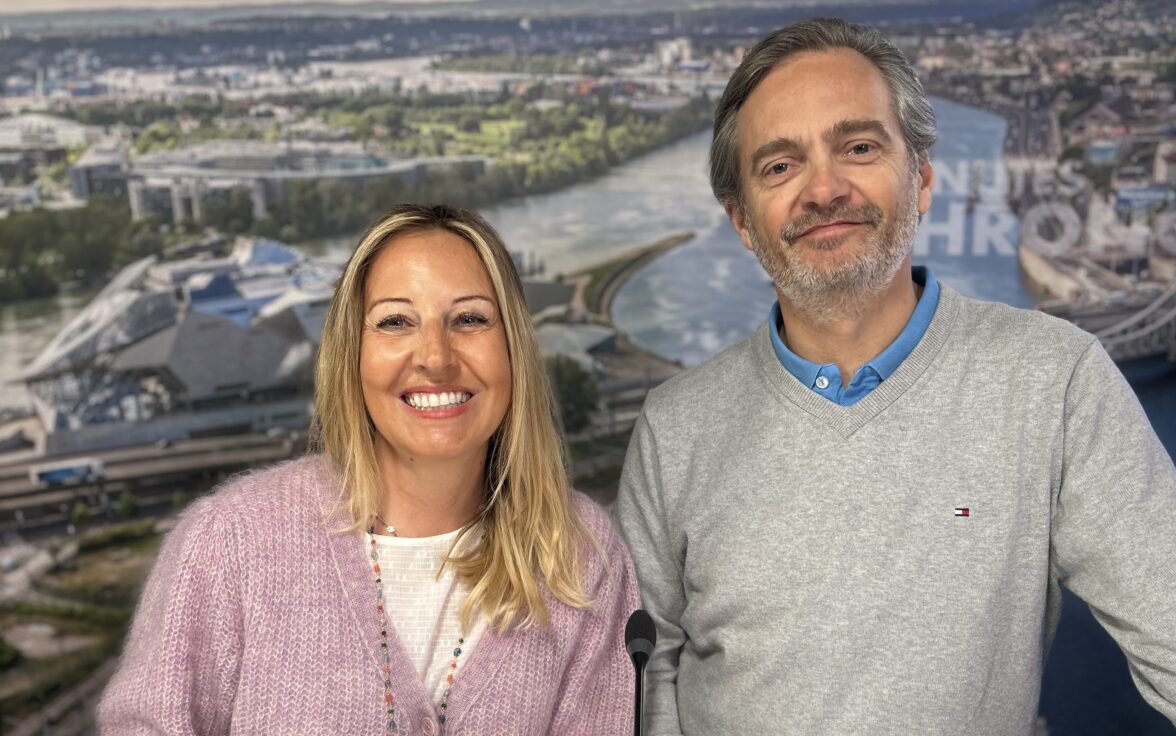 Elodie Estrabol et Mathieu Fradin