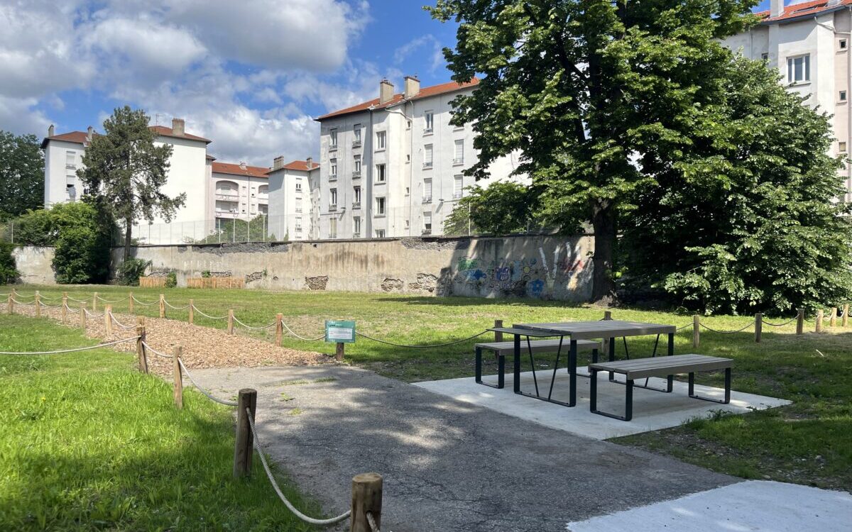 Parc du Château des Mères, dans le 7e arrondissement de Lyon. (Clemence Margall)