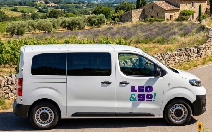 Nouveaux vans 9 places de l'agence de location de voiture Leo&Go