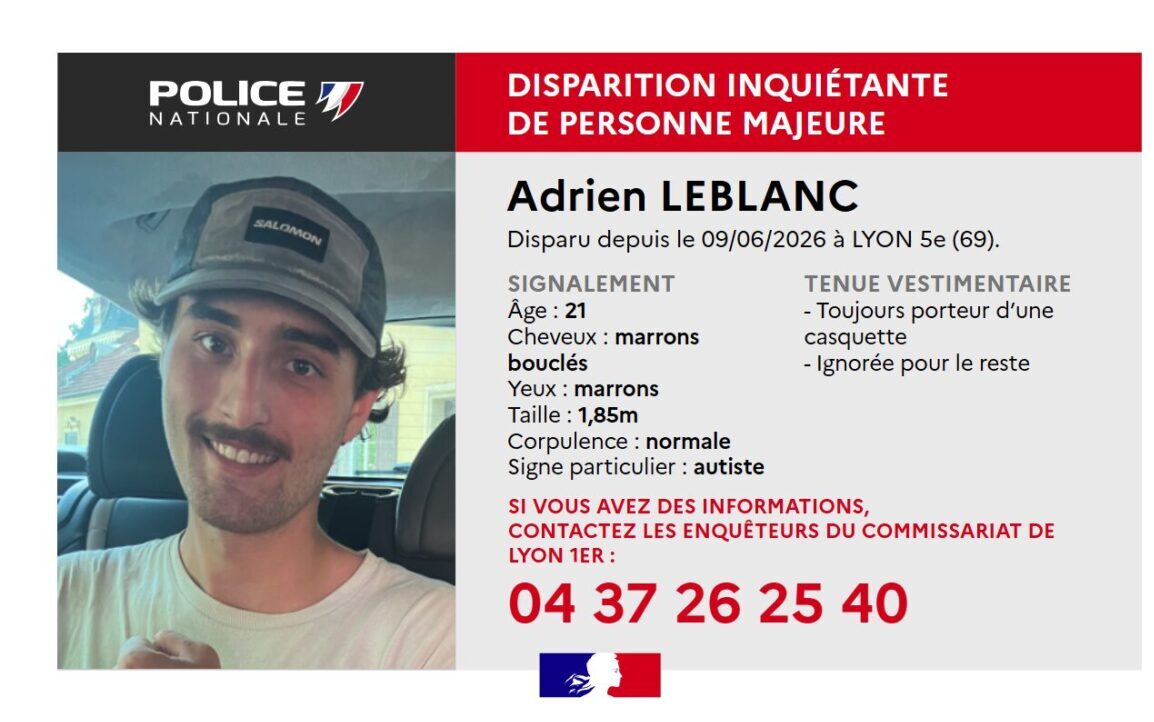 Adrien Leblanc appel à témoins