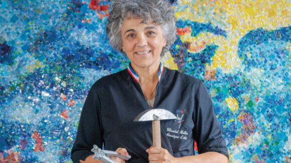Chantal Haller, meilleur ouvrier de France mosaïste d'art à lyon