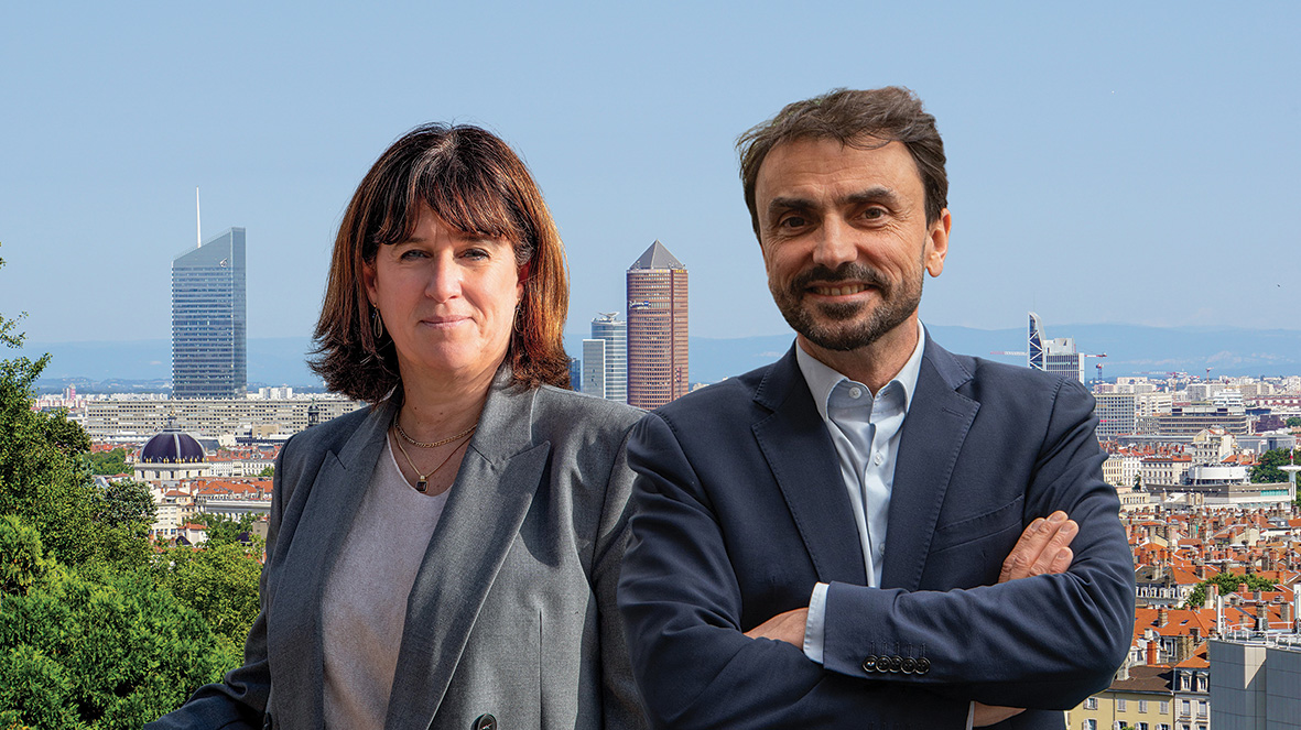 Véronique Sarselli et Grégory Doucet