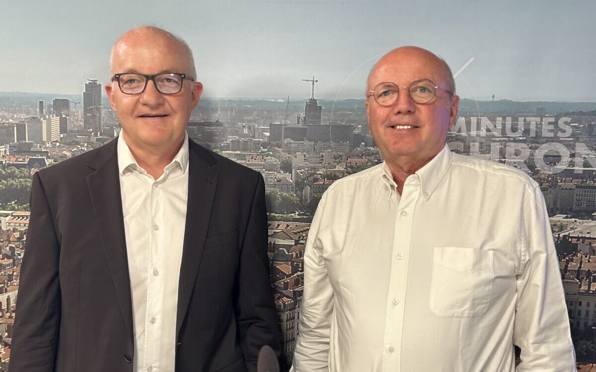 Marc Bouchacourt et Jean-Christophe Aguettant, nouveaux vice-président et président de la Fondation Fourvière
