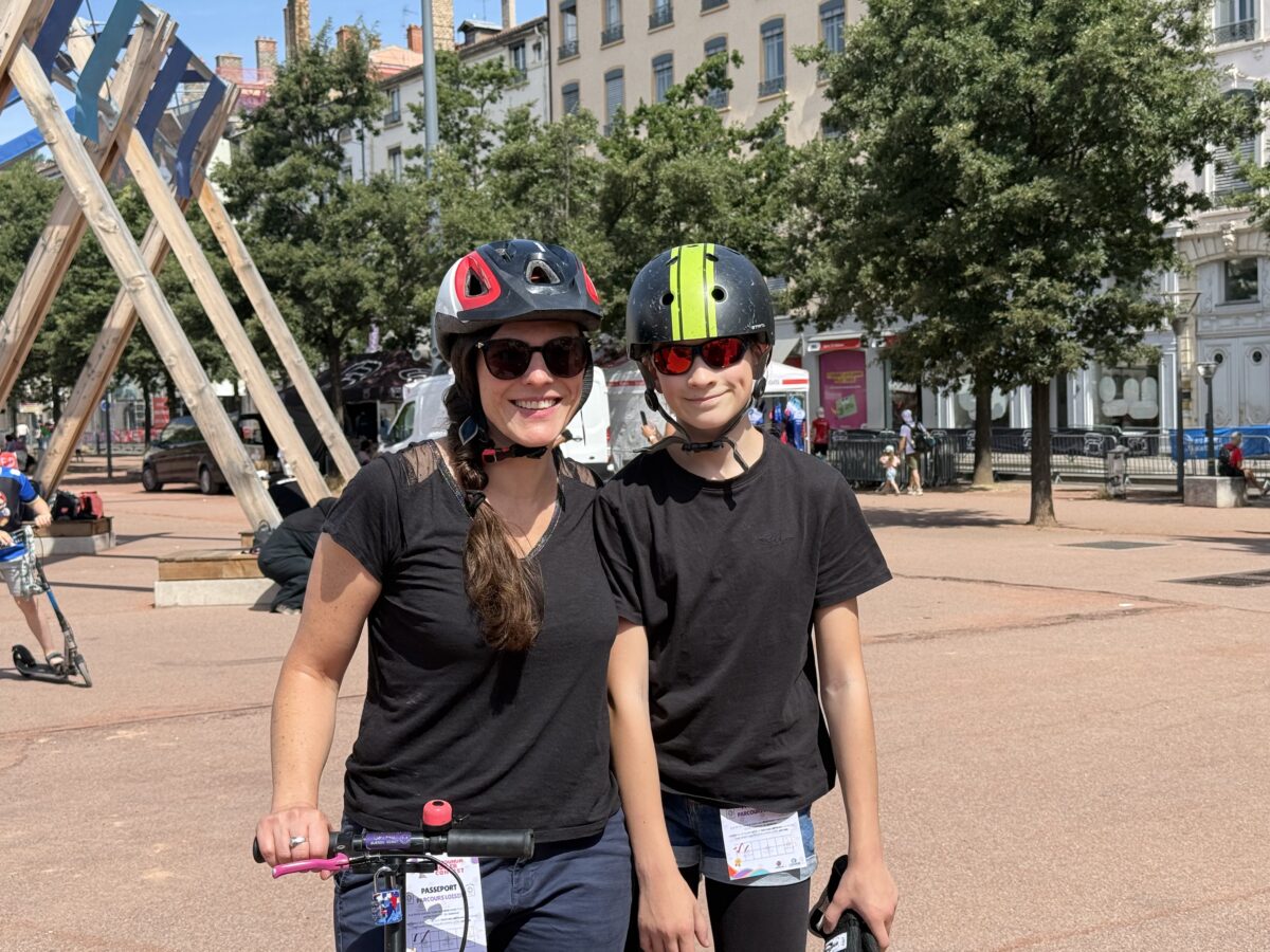 Florence et Loréna participent pour la première fois au Lugdunum Roller Contest.