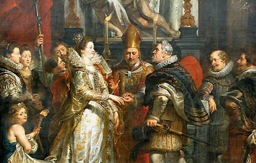 Le 17 décembre 1600, Henri IV et Marie de Médicis célèbrent leur union à la Cathédrale Saint Jean-Baptiste de Lyon.