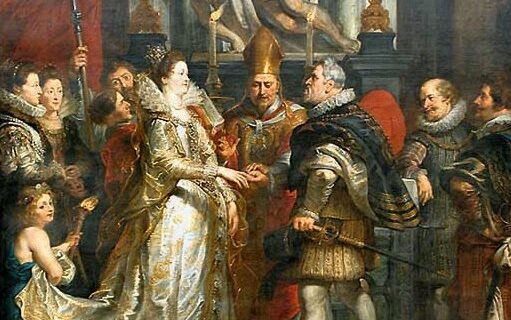 Le 17 décembre 1600, Henri IV et Marie de Médicis célèbrent leur union à la Cathédrale Saint Jean-Baptiste de Lyon.