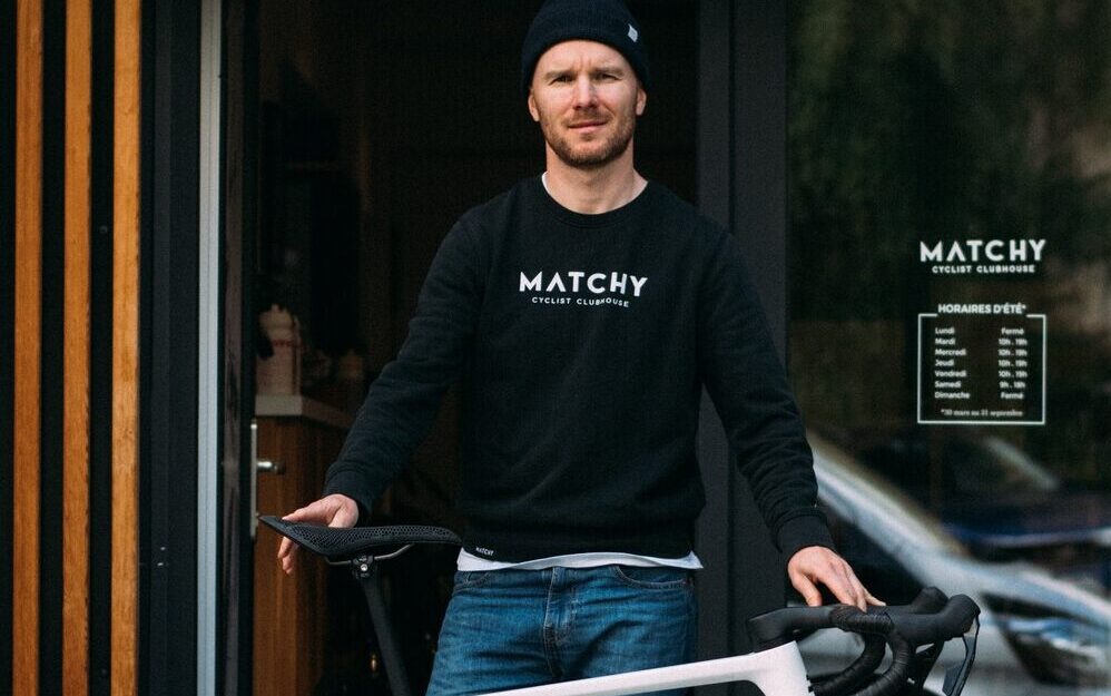Geoffroy Baudouin co-gérant de la marque Matchy Cycling. ©MatchyCycling