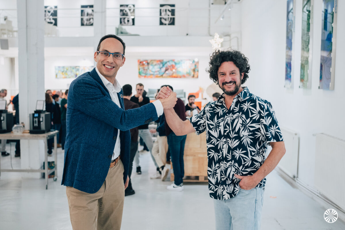 Les deux fondateurs d'Araïko.