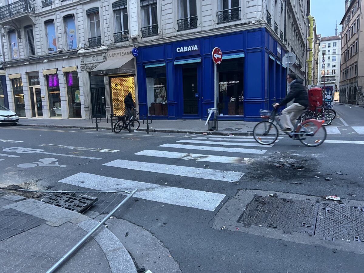 L'après émeutes du 17 octobre 2026 à Lyon @Guillaume Lamy