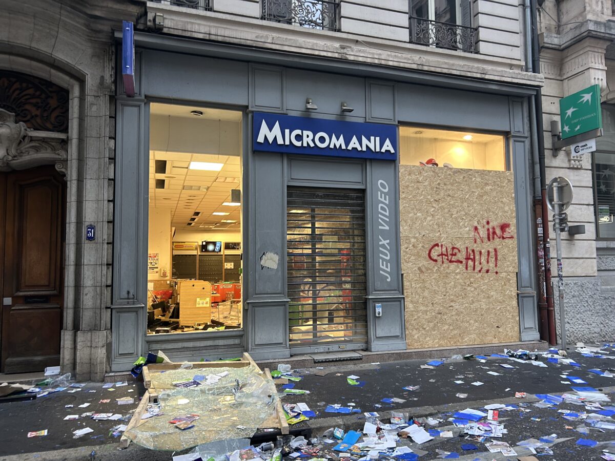 L'après émeutes du 17 octobre 2026 à Lyon @Guillaume Lamy