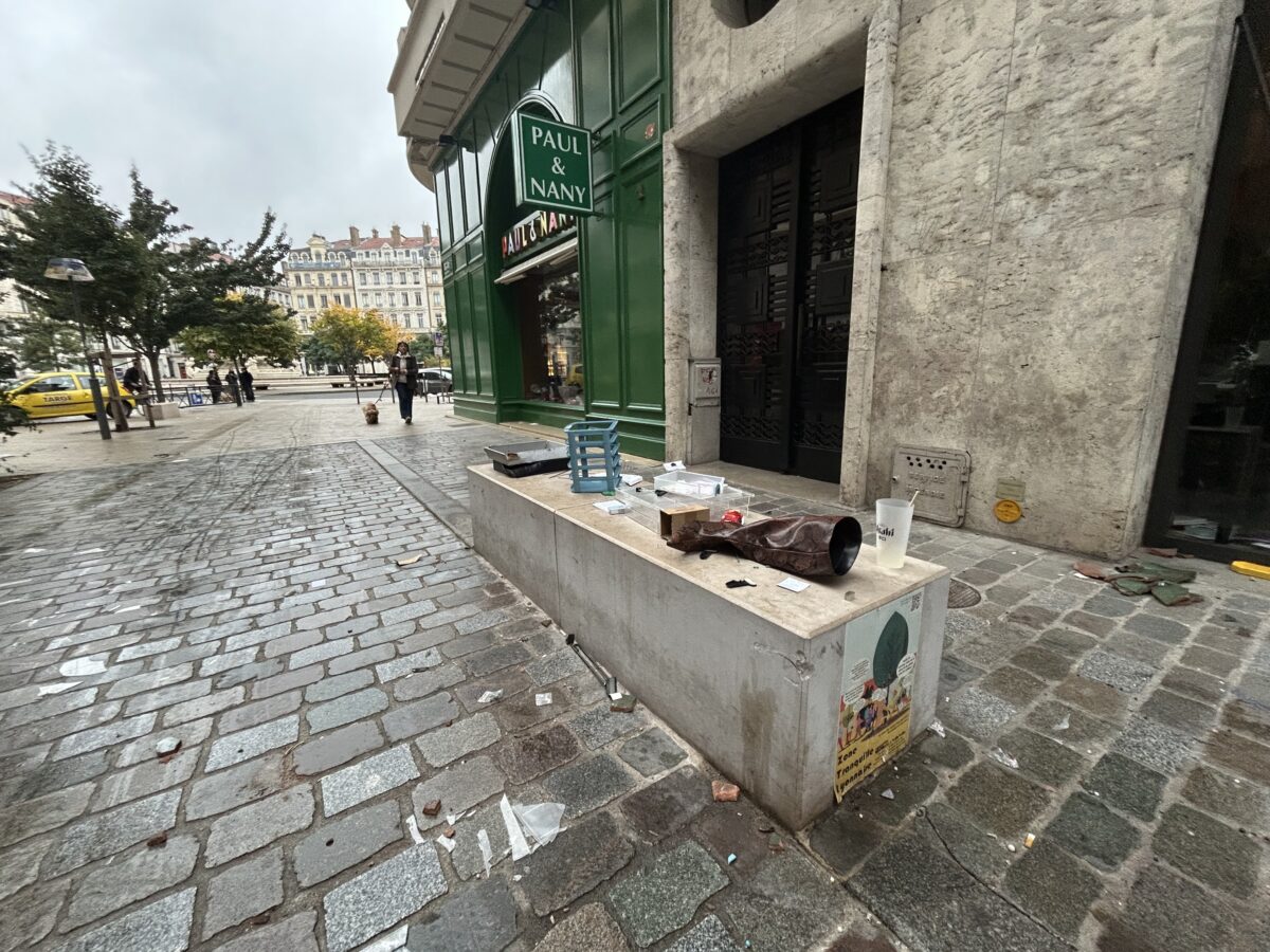 L'après émeutes du 17 octobre 2026 à Lyon @Guillaume Lamy