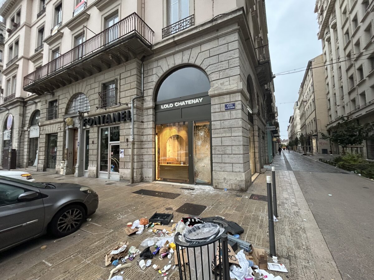 L'après émeutes du 17 octobre 2026 à Lyon @Guillaume Lamy