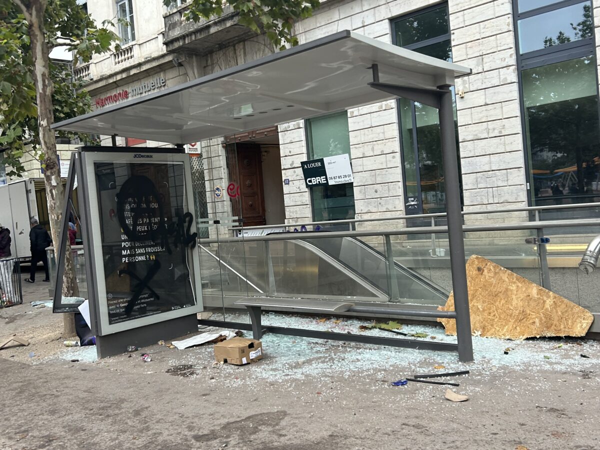 L'après émeutes du 17 octobre 2026 à Lyon @Guillaume Lamy