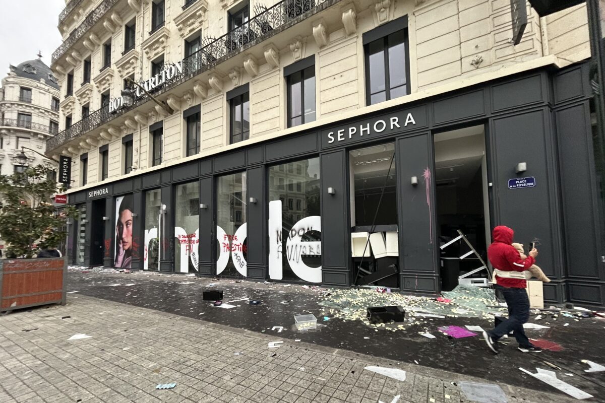 L'après émeutes du 17 octobre 2026 à Lyon @Guillaume Lamy