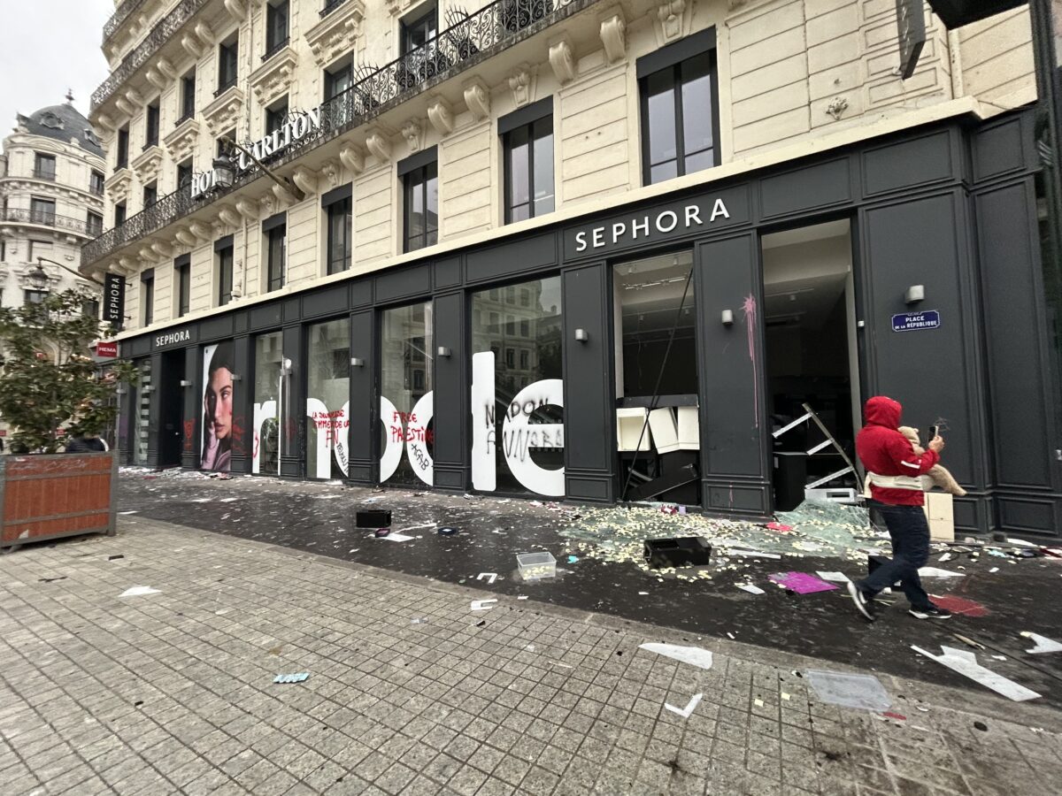 L'après émeutes du 17 octobre 2026 à Lyon @Guillaume Lamy