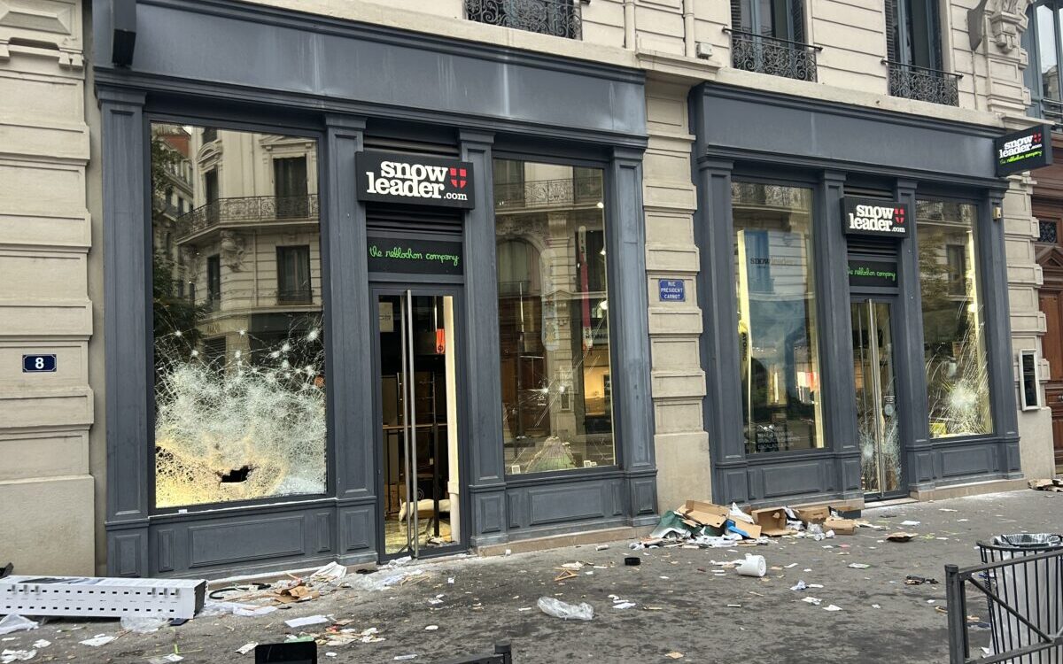 L'après émeutes du 17 octobre 2026 à Lyon @Guillaume Lamy