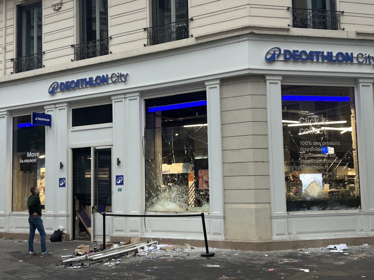 L'après émeutes du 17 octobre 2026 à Lyon @Guillaume Lamy